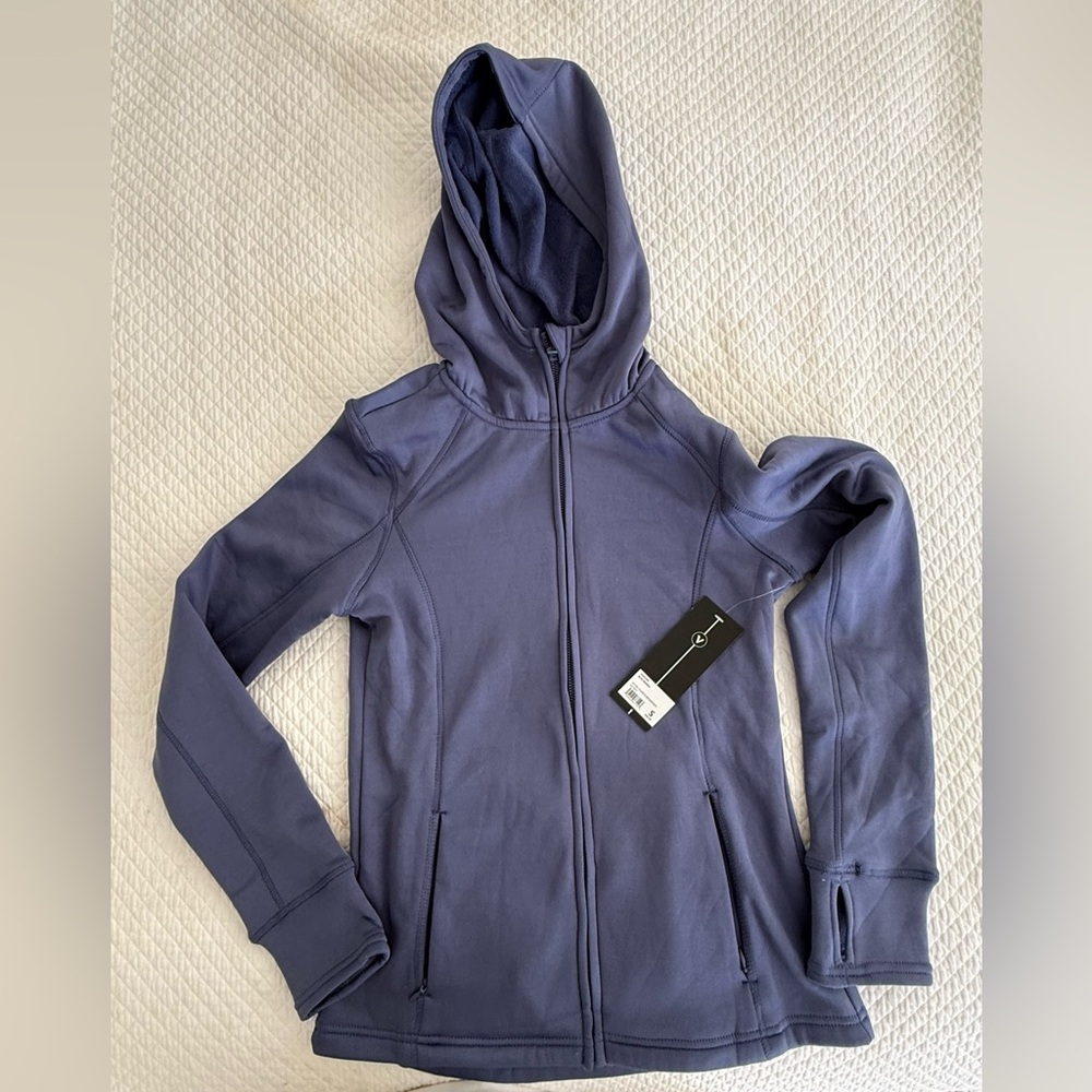 Blue cozy hoodie NWT with fleece lining
